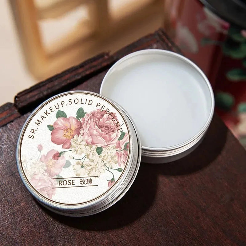 Solid Perfume Portable Balm Long Lasting Fragrances Floral Jasmine