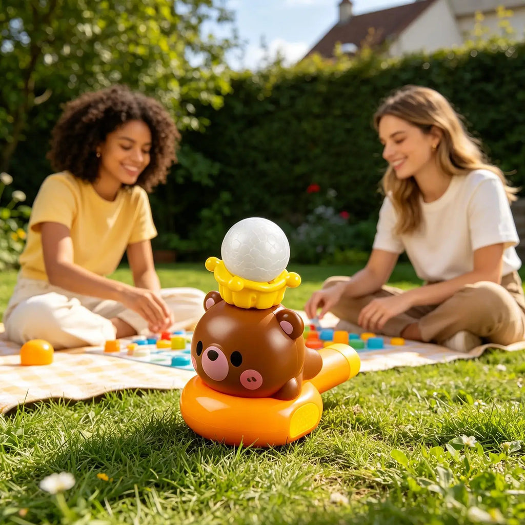 Blow Pipe Ball Funny Cartoon Sensory Whistle Game Kids Cartoon Sensory Party Blowers For Outdoor Home Backyard Classroom Travel Zpaxo