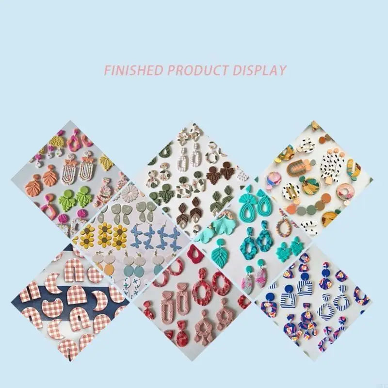 6 Pcs Clay Earrings Molds Football Jewelry Making Molds Handmade Basketball Earrings Cutting Molds for Earrings Making Zpaxo