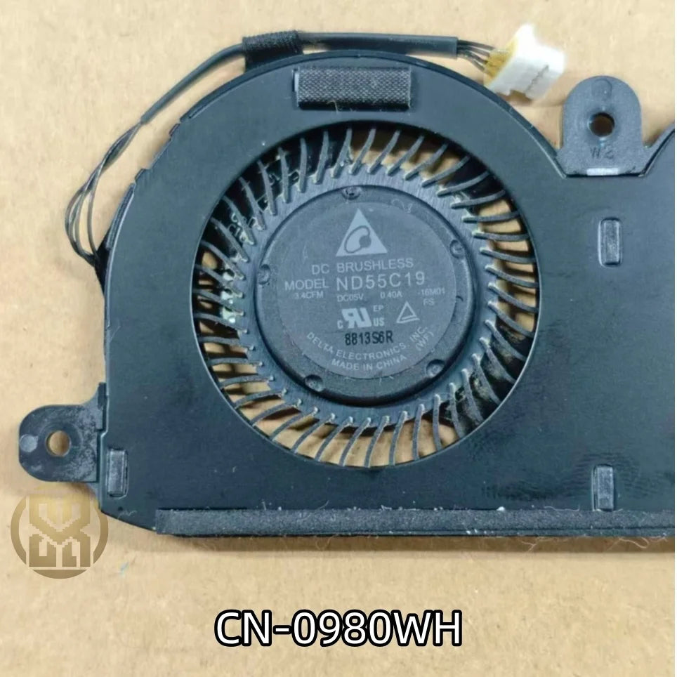 Laptop CPU Cooling Fan ND55C19 DC05V 0 40A 16M01 3 4CFM Dell XPS 13