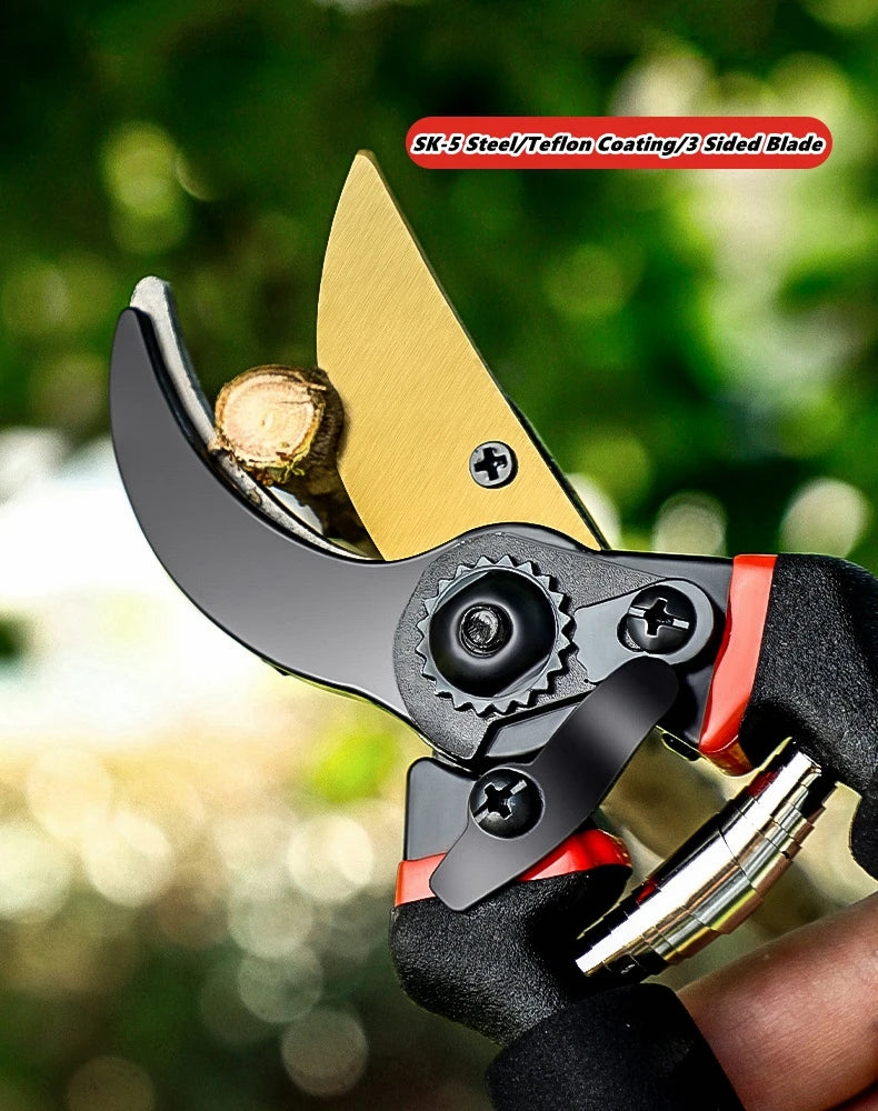 Labor-Saving Gardening Pruning Trees Cut Pruning Shears SK-5 Blade Scissors for Bonsai/Fruit Tree/Flowers/Branches Garden Pruner Zpaxo