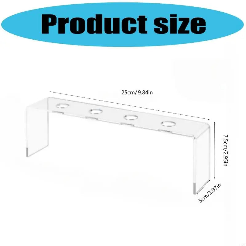Clear Acrylic Wine Display Stands Countertop Organization Durable