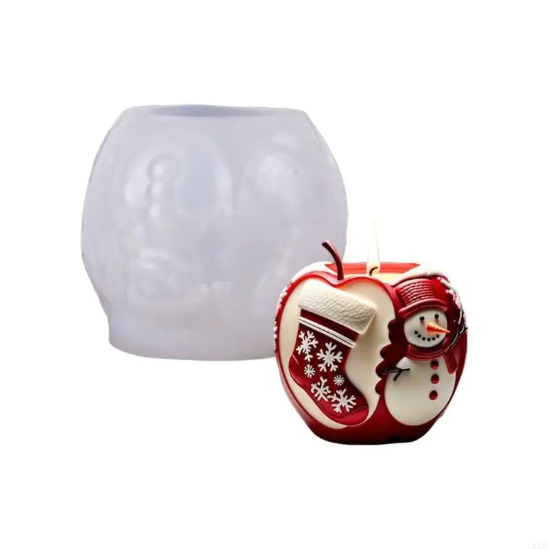 Holiday Themed Soap Mold Flexible Silicone Baking Crafting Supplies