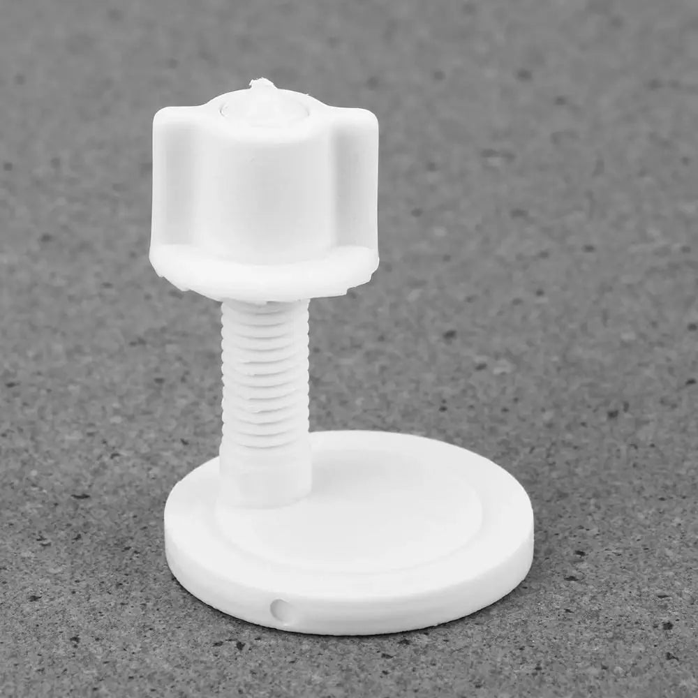 Plastic Toilet Hinge Screws & Nuts – Universal Replacement Set Toilet Hinge Screws Zpaxo