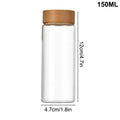 For Coffee Concentrate Milk Juice Leakproof Bottle With Lid Mason Jar Portable Empty Jar 20/25/30ml Mini Glass Bottle Zpaxo 150ml