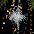 Acrylic Christmas Ice Crystal Pendant – Angel Tree Ornament Christmas Tree Ornament Zpaxo G