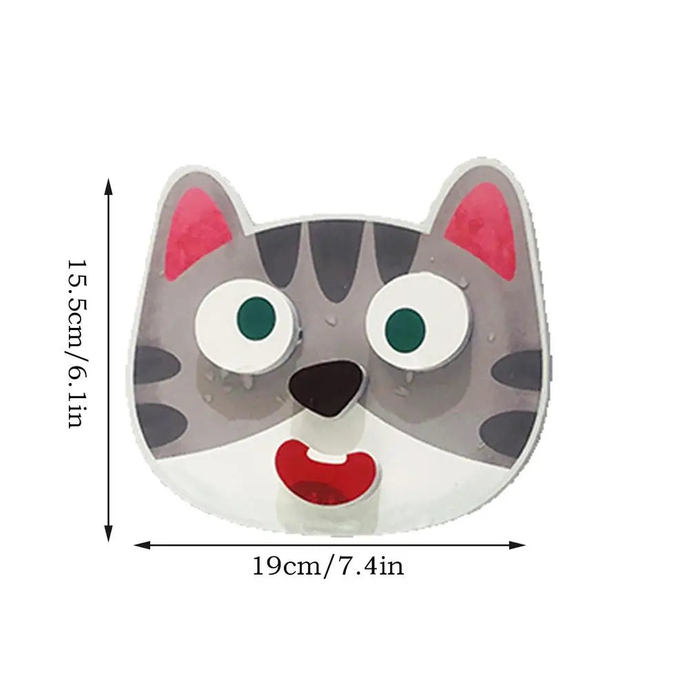 Toddler Bath Puzzle Bathtub Toddler Puzzle Toy Develop Fine Motor Skills Wall Suction Foam Activity for Kindergarten Home Travel Zpaxo United States Cat