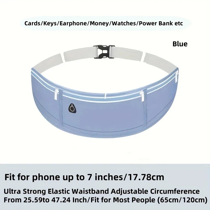Outdoor Waterproof Invisible Running Waist Bag Portable Sports Phone