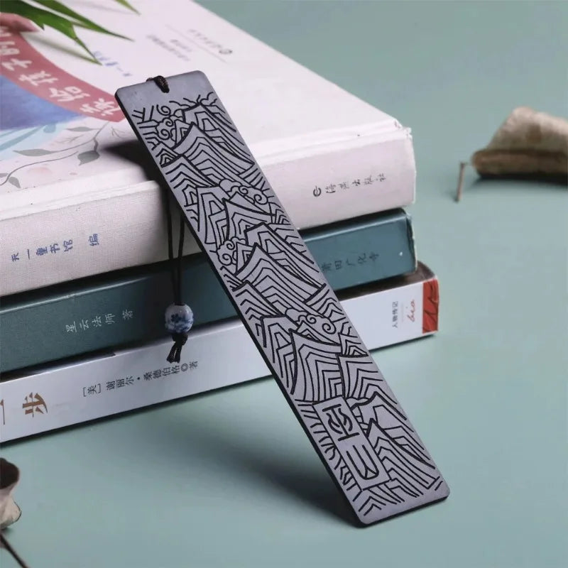 Rosewood Carved Bookmark – Wushan & Canghai Love Gift Carved Wood Bookmark Zpaxo
