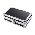 Aluminum alloy Impact Resistant Metal Outdoor Camping Metal Storage Store Items Toolbox Travel Suitcase Jewelry Box Storage Box Zpaxo black