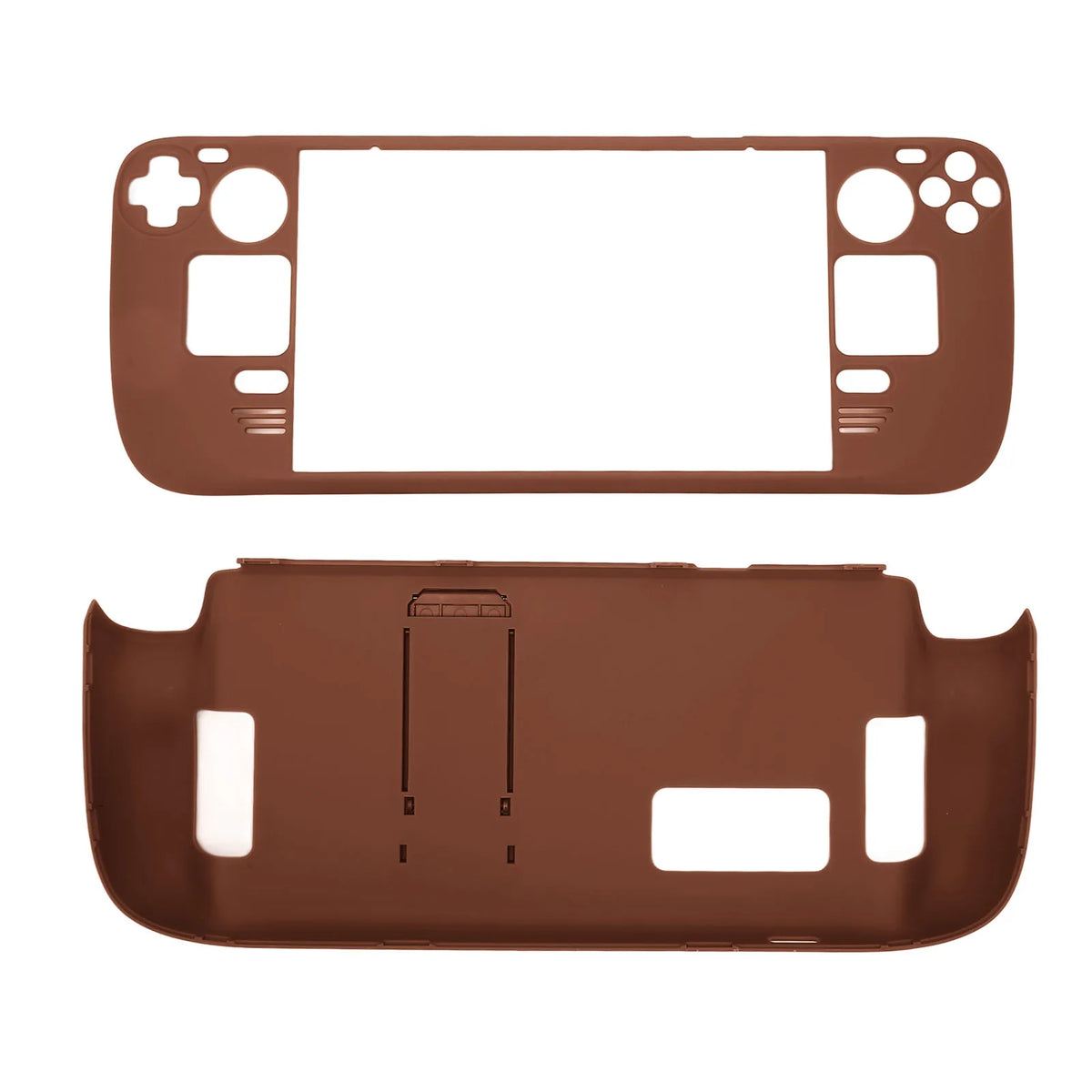 Kickstand Case Steam Deck Hands Full Protective Game Console Accessory Zpaxo Brown