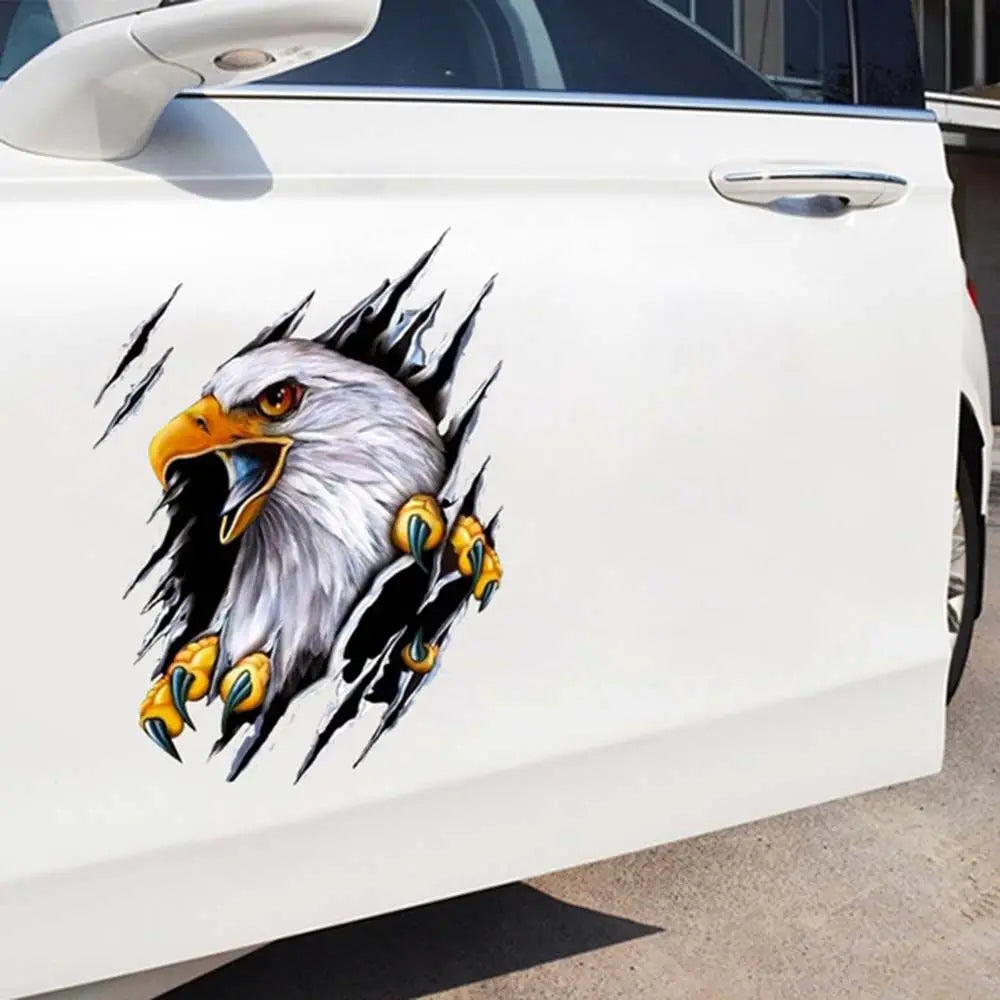 Scratch Blocking Car Styling Accessories Cool 3D Simulation Sticker Zpaxo