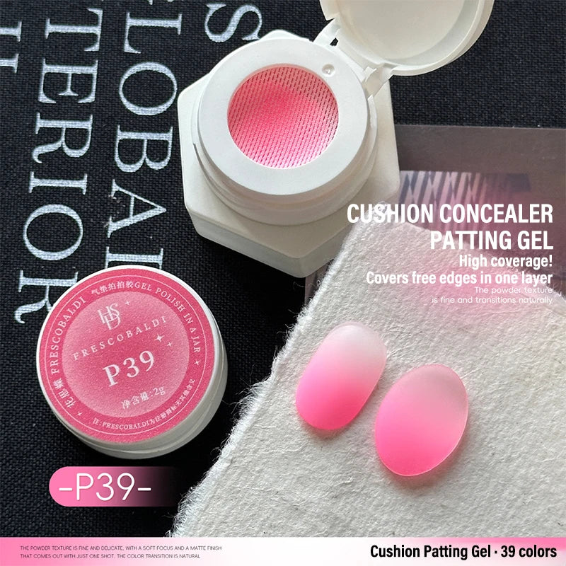 39 Colors Cushion Ombre Painting Nail Gel No Wipe Highly Saturated