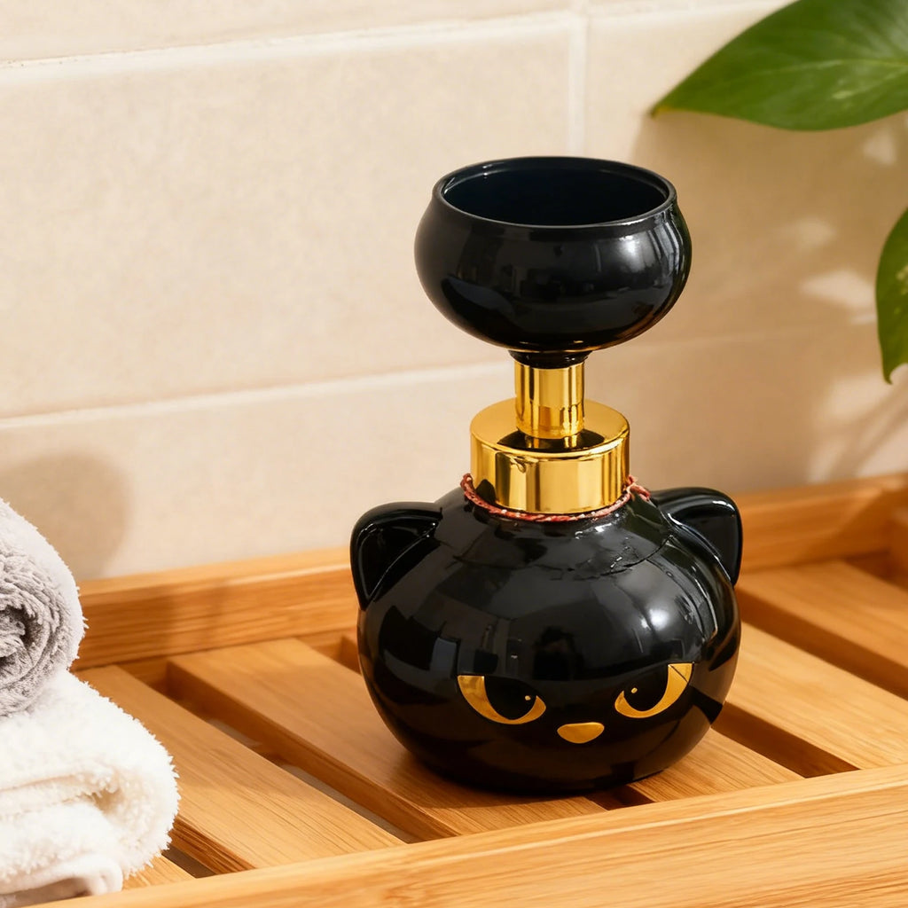 Cute Cat Paw Lotion Dispenser Refillable Hand Sanitizer Press Bottle