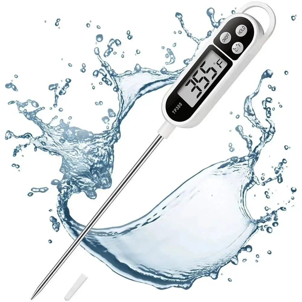 Food Thermometer TP300 Digital Kitchen Water Oil Thermometer for Meat Cooking Food Probe BBQ Electronic Oven Kitchen Tools Zpaxo
