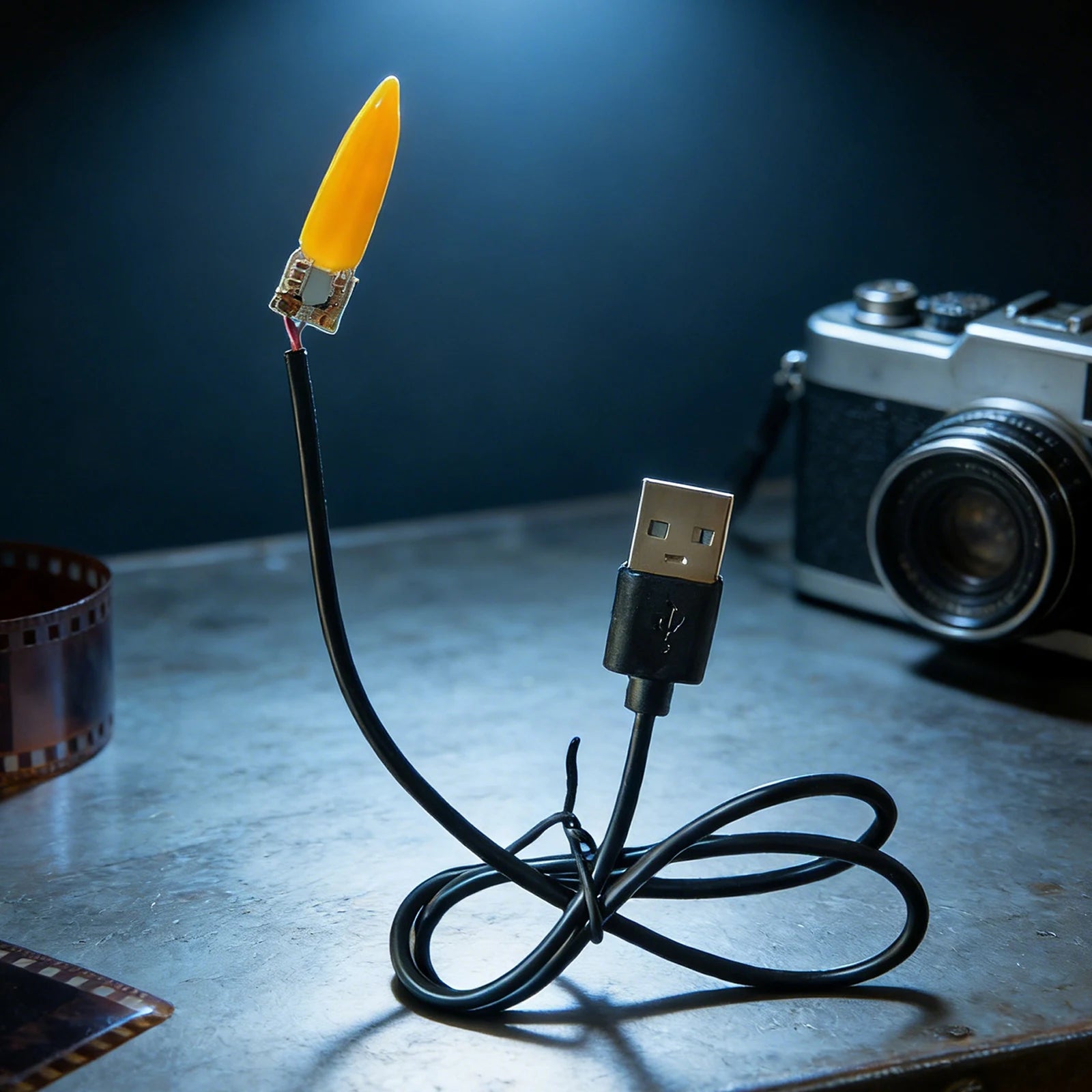 Flame Lamp Circuit Board Usb Interface LED Flicker Effect Wick