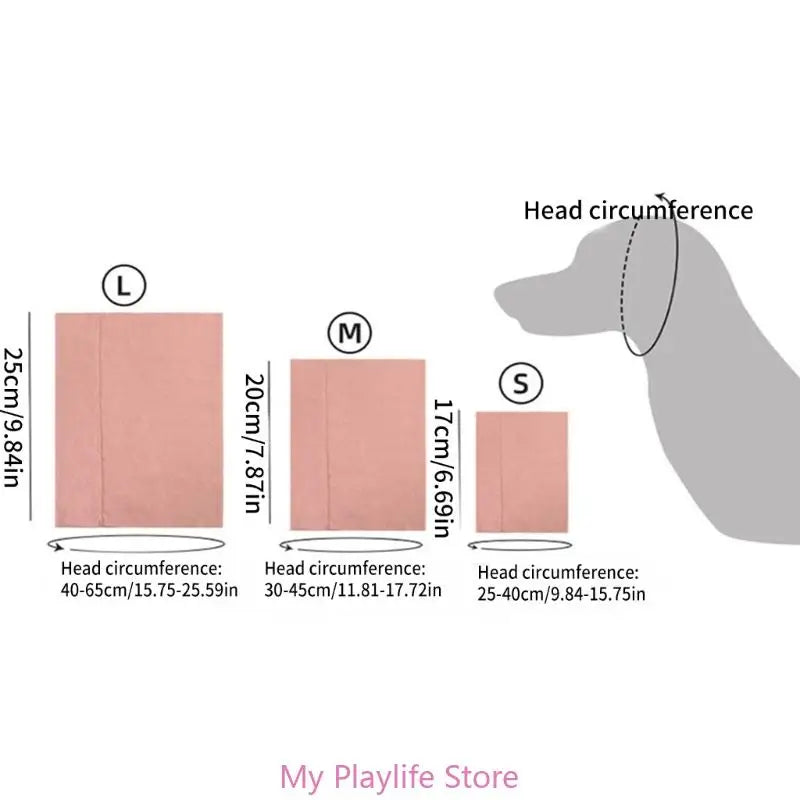 Dog Grooming Ear Wrap Soft Noise-proof Earmuffs Pet Cover Noise