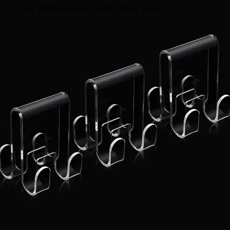 CMShower Towel Hooks Glass Door Hanger Space-saving Shower Clothes