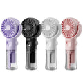 Portable Water Mist Fan Mini Handheld USB Charging 4 Speeds Hanging