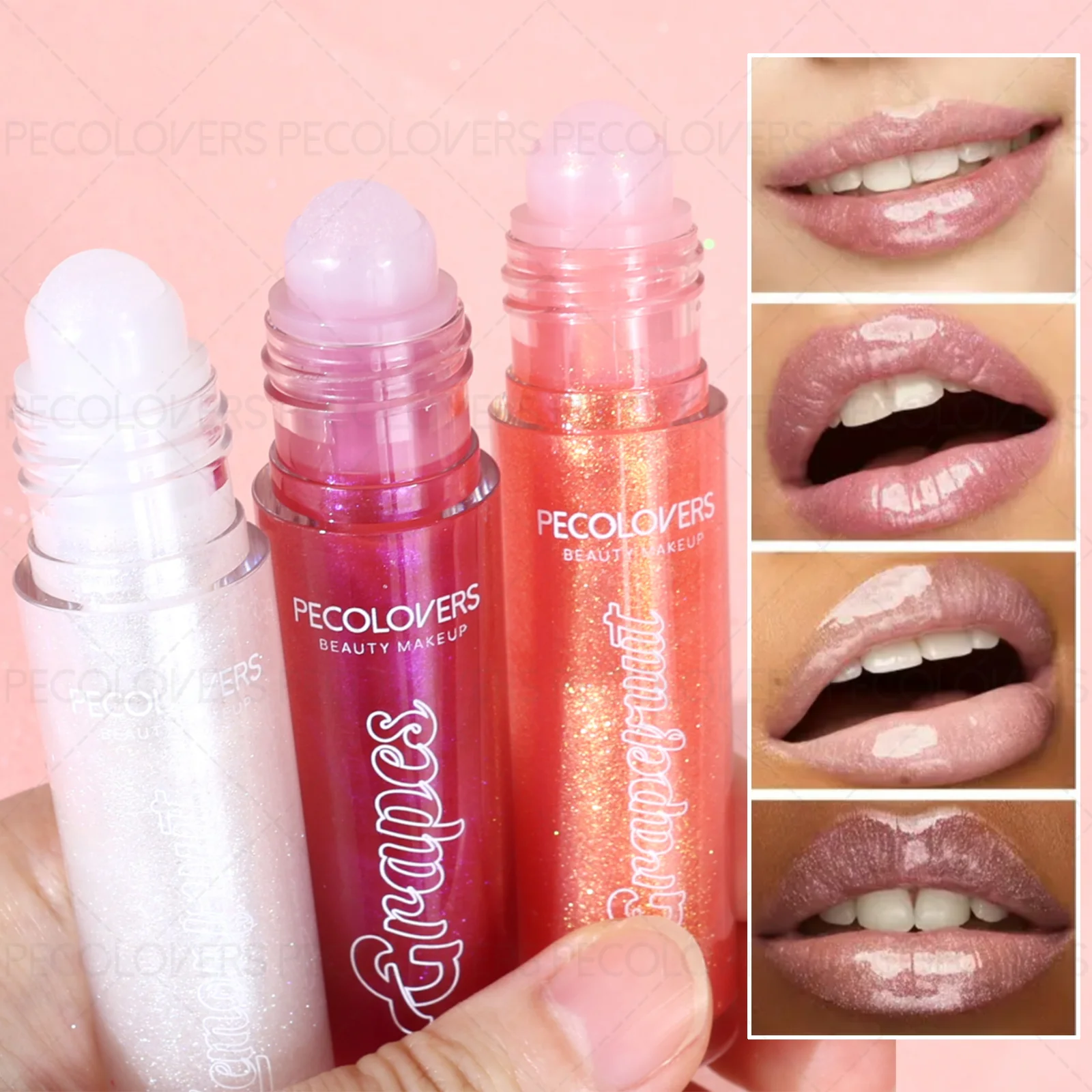 Lip Gloss Fine Shimmer Finish Smooth Long-lasting Waterproof Oil