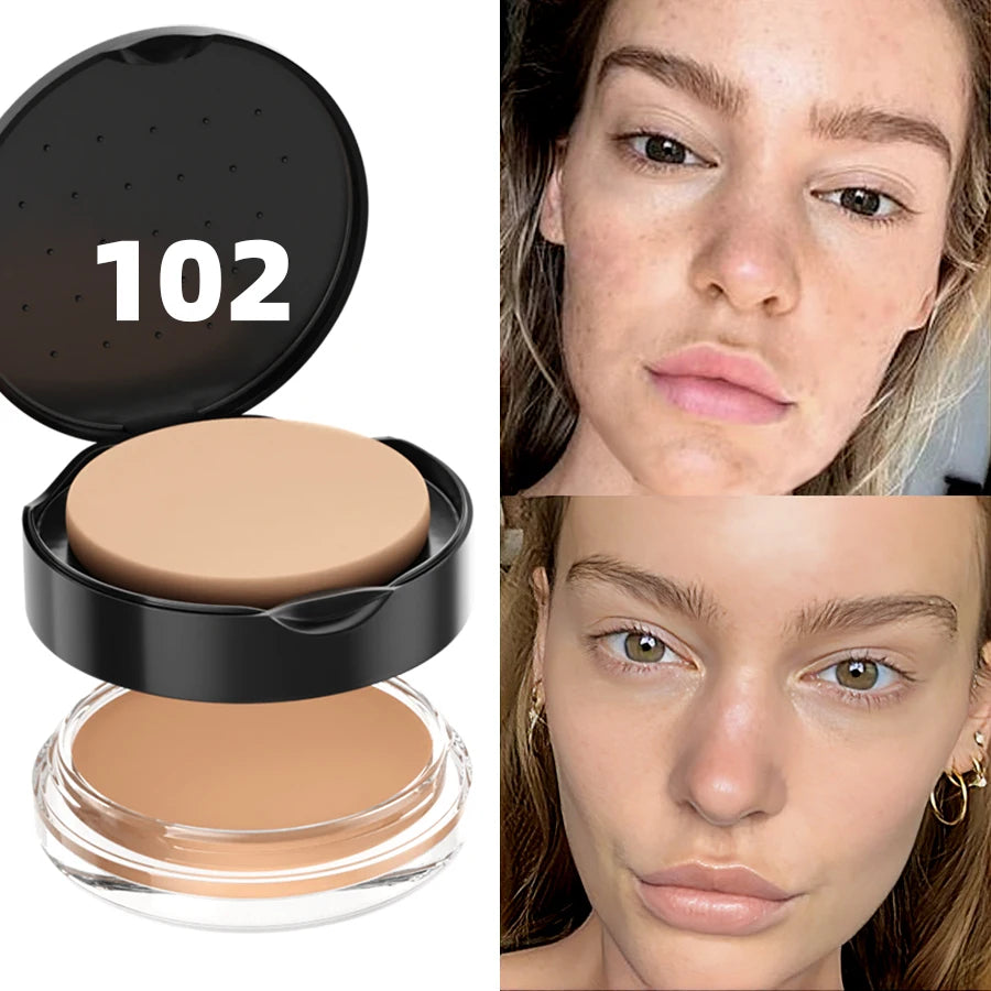 9-Color Coverage Foundation Concealer Cover Anti Dark Circle Freckle Zpaxo 102