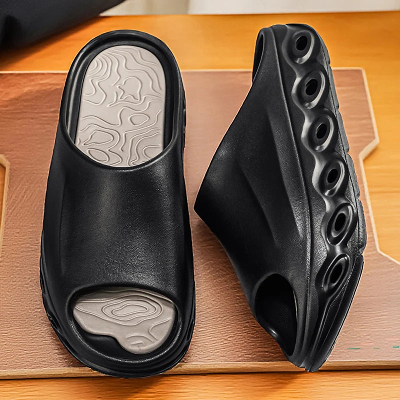 Men's Slippers Comfortable Lightweight Soft Sole Casual Slides Indoor Zpaxo 8002 3 44