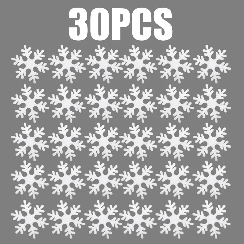 Christmas Decoration Foam Snowflake Ornament Tree Hanging Holiday
