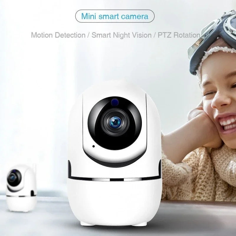 Mini Camera Smart Home Auto Tracking 1080P Wifi IP Full Night Vision