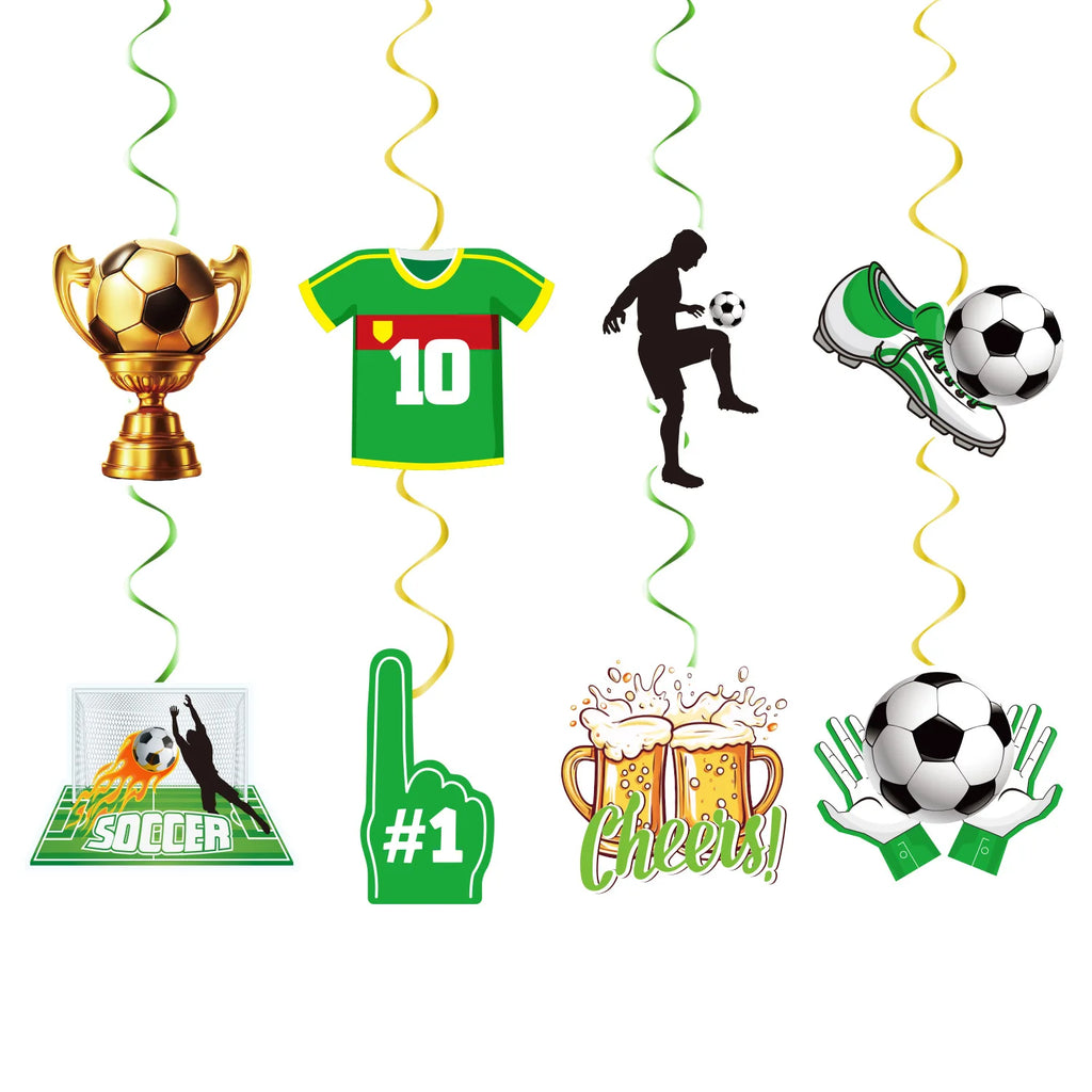Soccer Match Banner Flag Party Decor Fan Cheering Game Day