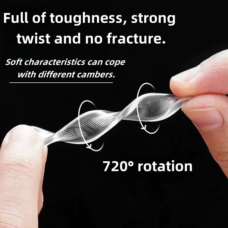 10-Pack Clear Rubber Door Bumper Guards - Anti-Collision Wall Protectors, Noise Reducing Strips for Furniture Protection Zpaxo