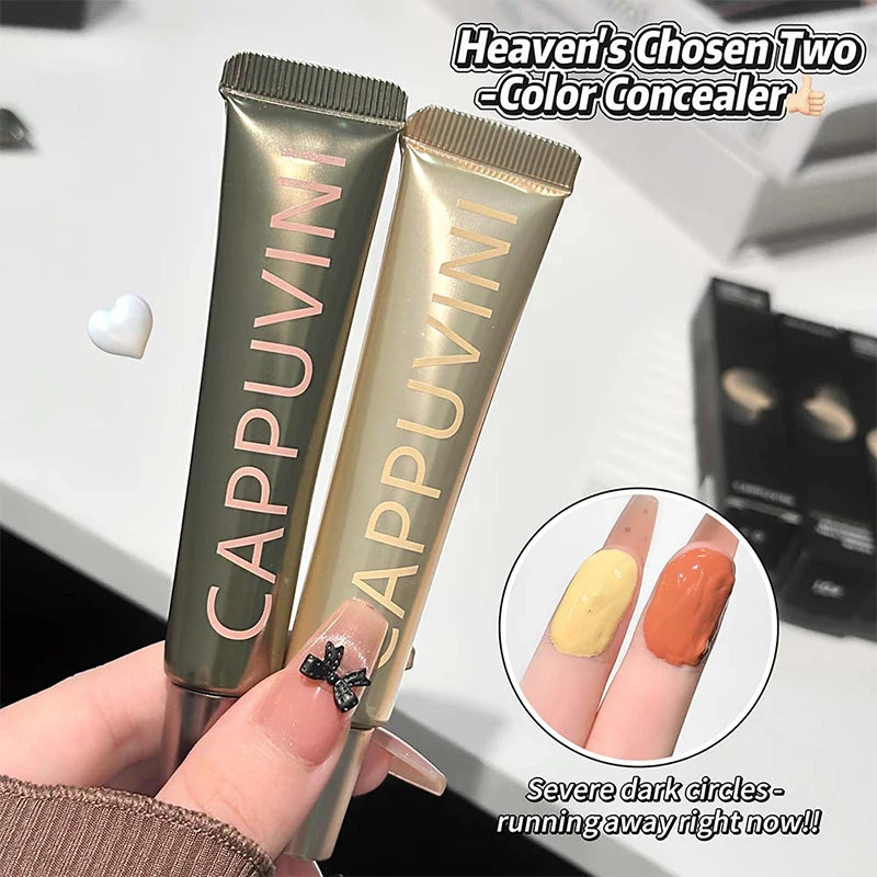 Hydrating Eye Brightening Concealer Full Coverage Waterproof Lasting Liquid Concealer Corrects Spots Dark Circles Facial Makeup Zpaxo