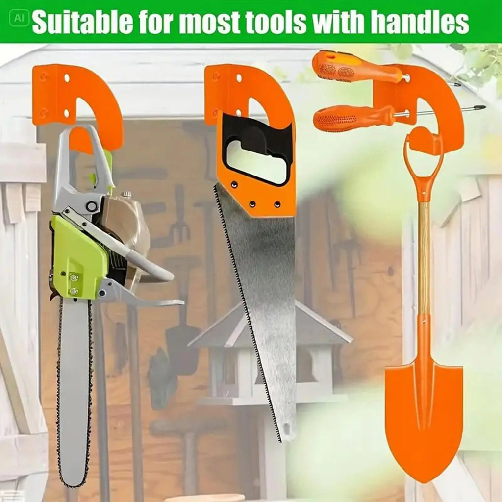 Wall Chainsaw Holder Heavy Duty Rack Mount Bracket Workshop Garage