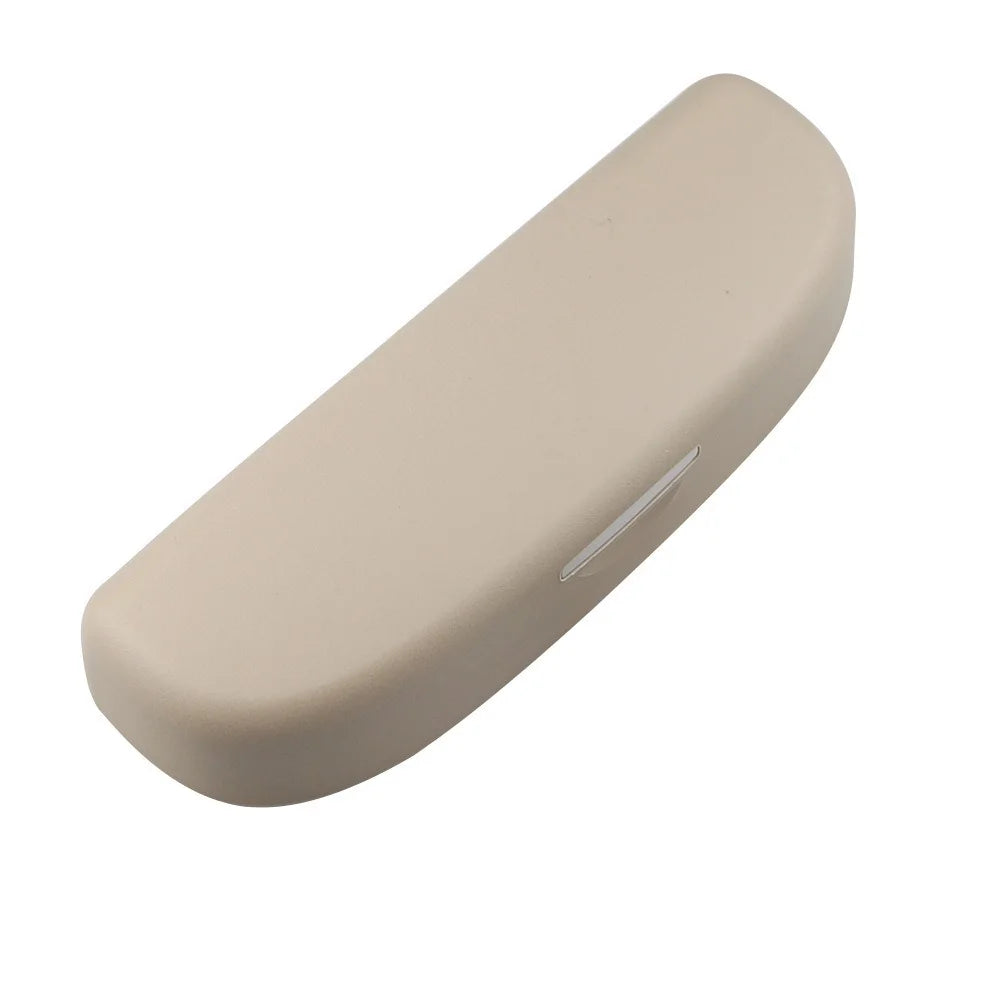 Universal Plastic Car Glasses Case Practical Gray Sunglasses Holder Zpaxo Beige