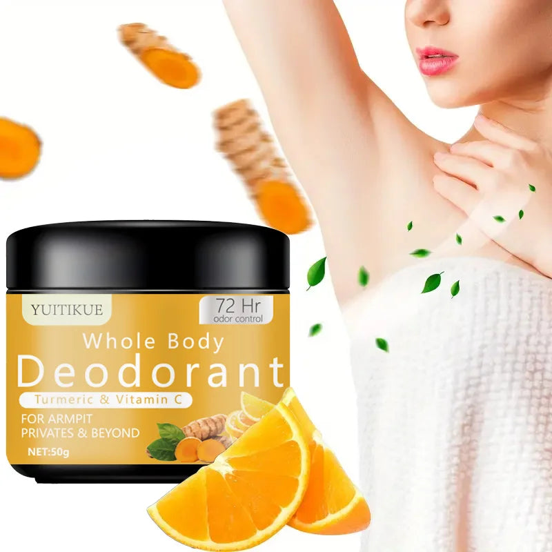 YUITIKUE 72H Whole Body Deodorant Stick – Turmeric & Vitamin C Deodorant Stick Zpaxo Default Title