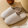 Unisex Home Slippers Soft Fur Warm Indoor Flat Slides Nonslip Couples
