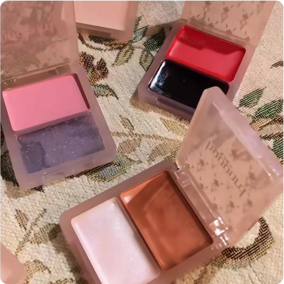 Haggard Emo Monster Water Glow Blush Cream Duo Multi Purpose Makeup Zpaxo