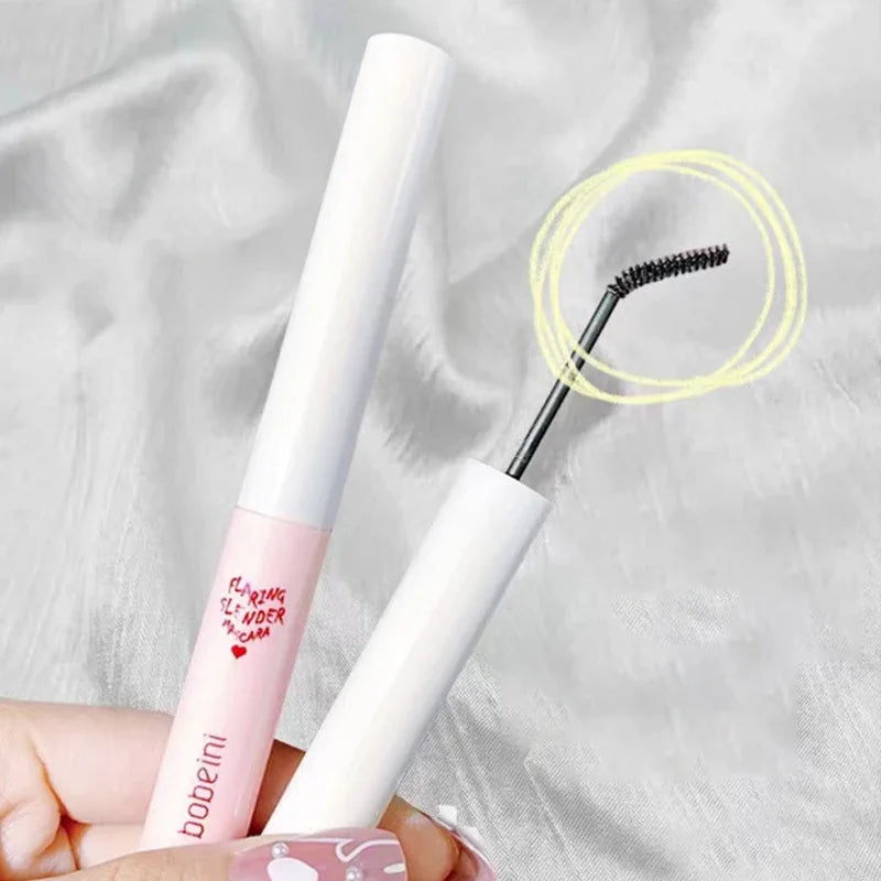 Silk Fiber Matte Mascara Makeup Ultra-Fine Brush Lengthens Eyelashes Waterproof Fast Dry Brown Black Curling Mascara Comestics Zpaxo