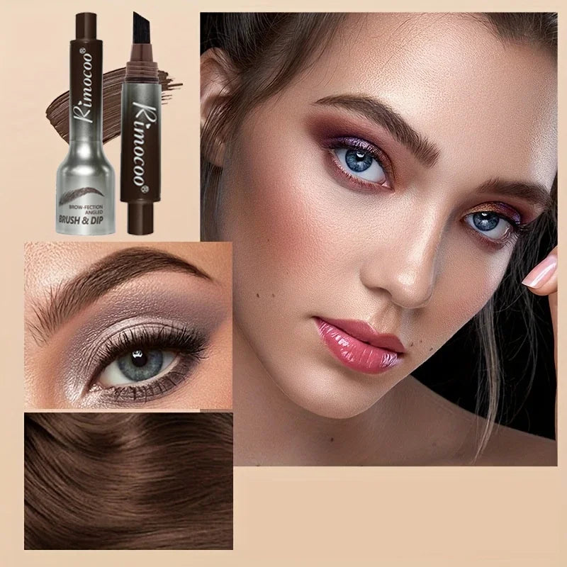 Waterproof Liquid Brow Tint Brush Long-lasting Anti-smudge Balm