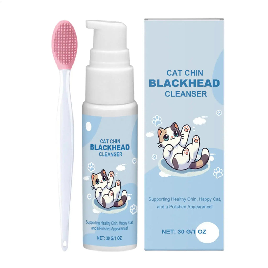 30g Pet Chin Cleaner Blackhead Cleaning Lotion Pet Chin Acne Care Brush Grooming Supplies Tooth Stain Remover For Dogs Cats Zpaxo Default Title