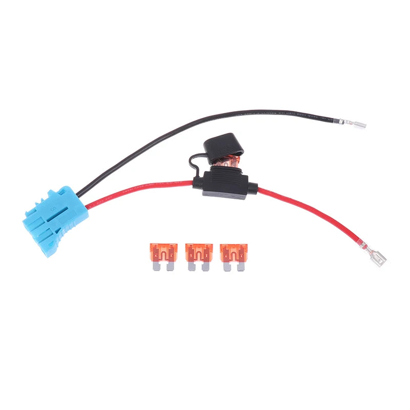 Peg Perego 12V SLA Battery Connector with Fuse & Wiring Harness