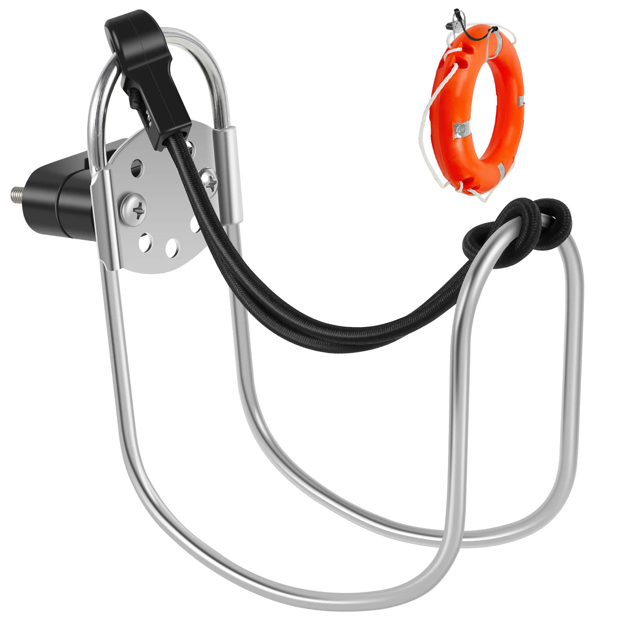 Horseshoe Life Buoys Swimming Ring Holder Boat Grade Stainless Steel 316 Ship Buoy Bracket Lifebuoy Bracket Durable Accessorie Zpaxo 1PC