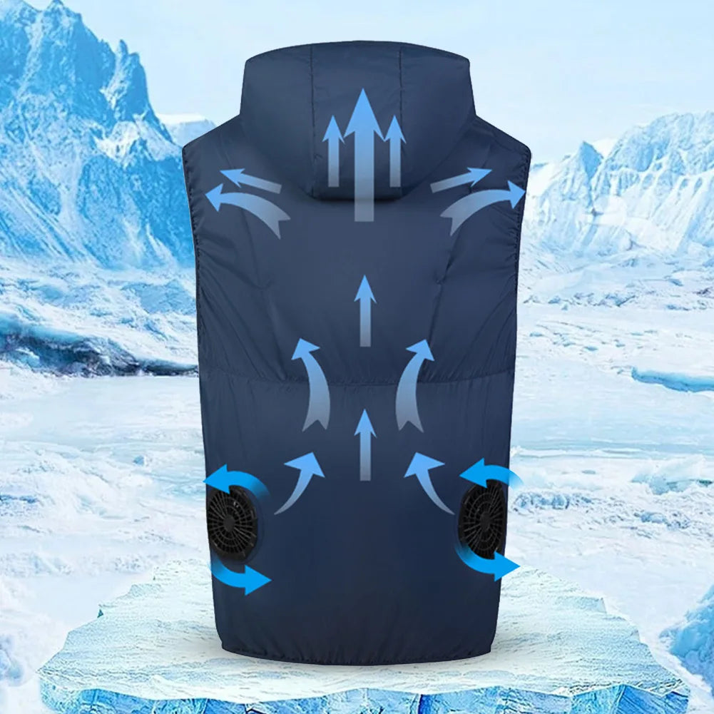 Air-conditioned Clothes Men Women Cooling Vest Work Temperature