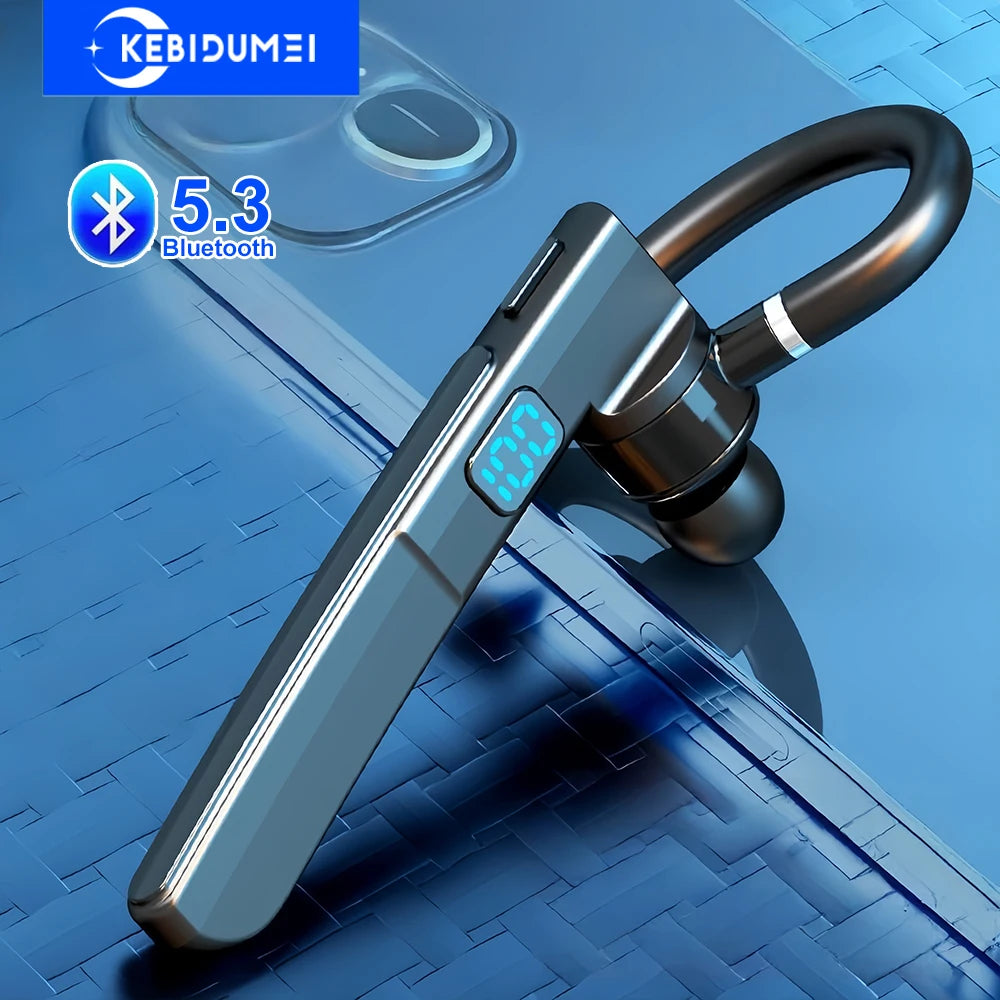 Ear-hook Headphones Bluetooth 5 3 Earphone Business Wireless Headset