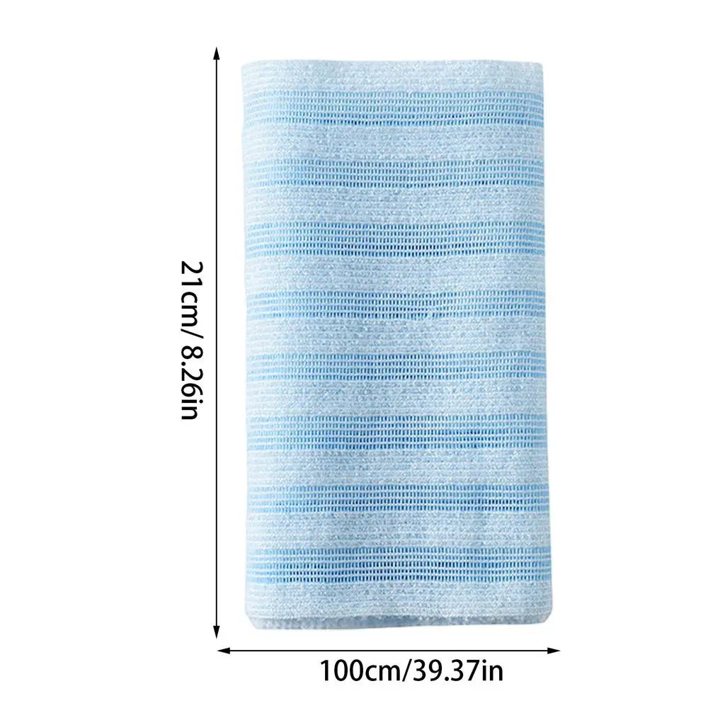 Exfoliating Back Scrubber Towel – Body Wash Cloth for Shower Body Exfoliating Scrubber Zpaxo Yellow