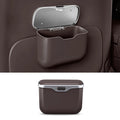 Car Trash Can – ABS Rolling Cover, Dry & Wet, Universal Fit