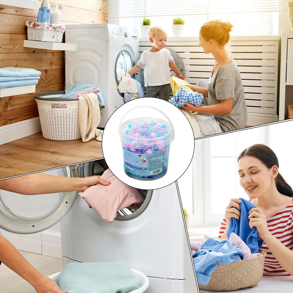 Laundry Detergent Pods Deep Cleaning 40 Tablets Beads Washing Machine