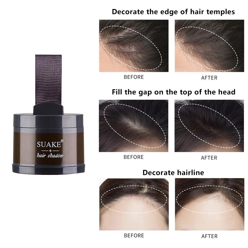 4 Color Hair Line Powder Natural Instant Waterproof Hairline Shadow Concealer Conceals Hair Root Hairline Shadow Powder Makeup Zpaxo
