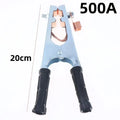 1Pcs Manual Welder Electrode Holder 300A 500A Copper Welding Earth Clip Ground Clamp Professional Tools Zpaxo 500A Rubber handle