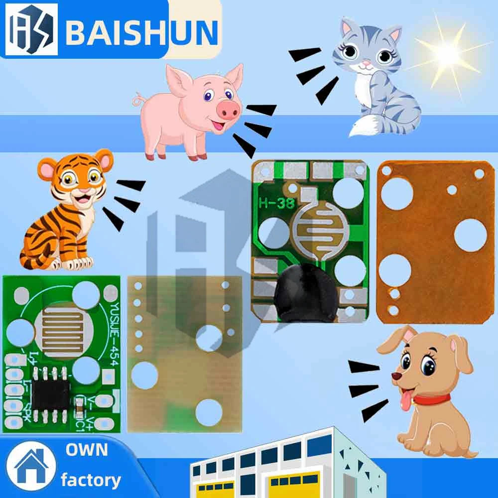 3V-4.5V Triggerable Animal Voice Module: Dog/Tiger/Cat/Pig Barking for DIY Toys & Projects Zpaxo