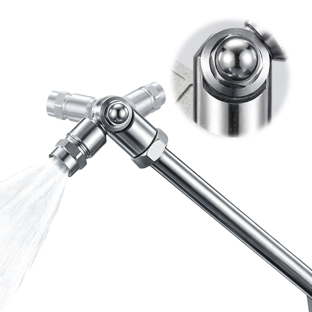Universal Pressures Car Wash Gun Adjustable Stainless Steel Rotating
